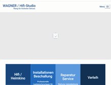 Tablet Screenshot of hifistudio-wagner.de